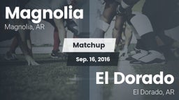 Matchup: Magnolia  vs. El Dorado  2016