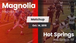 Matchup: Magnolia  vs. Hot Springs  2016
