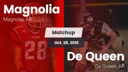 Matchup: Magnolia  vs. De Queen  2016