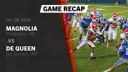 Recap: Magnolia  vs. De Queen  2016