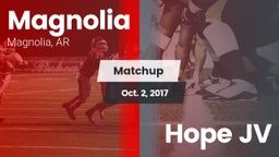 Matchup: Magnolia  vs. Hope JV 2017