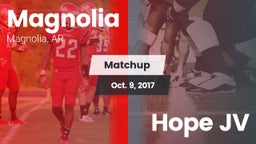 Matchup: Magnolia  vs. Hope JV 2017