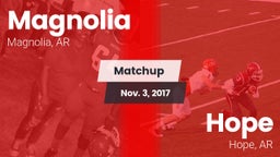 Matchup: Magnolia  vs. Hope  2017