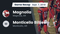 Recap: Magnolia  vs. Monticello Billies  2018