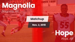 Matchup: Magnolia  vs. Hope  2018
