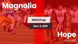 Matchup: Magnolia  vs. Hope  2019