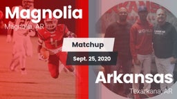Matchup: Magnolia  vs. Arkansas  2020