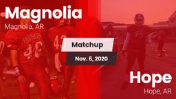 Matchup: Magnolia  vs. Hope  2020