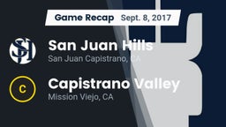 Recap: San Juan Hills  vs. Capistrano Valley  2017