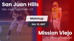 Matchup: San Juan Hills High vs. Mission Viejo  2017