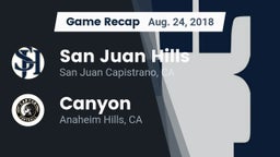 Recap: San Juan Hills  vs. Canyon  2018