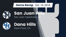 Recap: San Juan Hills  vs. Dana Hills  2018