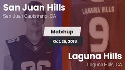 Matchup: San Juan Hills High vs. Laguna Hills  2018