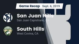 Recap: San Juan Hills  vs. South Hills  2019
