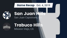 Recap: San Juan Hills  vs. Trabuco Hills  2019