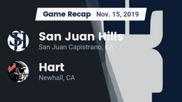 Recap: San Juan Hills  vs. Hart  2019