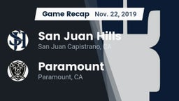 Recap: San Juan Hills  vs. Paramount  2019