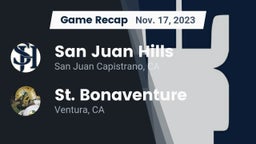 Recap: San Juan Hills  vs. St. Bonaventure  2023