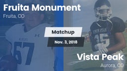 Matchup: Fruita Monument vs. Vista Peak  2018