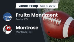 Recap: Fruita Monument  vs. Montrose  2019