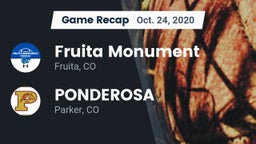 Recap: Fruita Monument  vs. PONDEROSA  2020