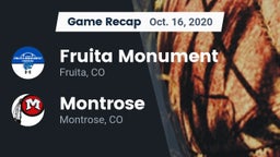 Recap: Fruita Monument  vs. Montrose  2020