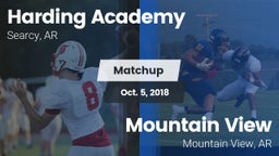 Matchup: Harding Academy vs. Mountain View  2018