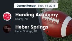 Recap: Harding Academy  vs. Heber Springs  2018