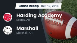 Recap: Harding Academy  vs. Marshall  2018