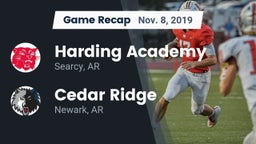 Recap: Harding Academy  vs. Cedar Ridge  2019