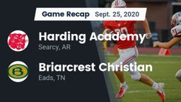 Recap: Harding Academy  vs. Briarcrest Christian  2020