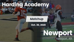 Matchup: Harding Academy vs. Newport  2020