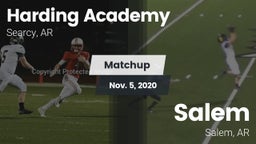Matchup: Harding Academy vs. Salem  2020