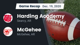 Recap: Harding Academy  vs. McGehee  2020