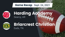 Recap: Harding Academy  vs. Briarcrest Christian  2021