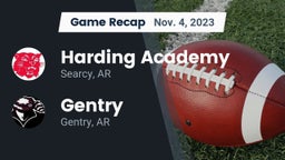 Recap: Harding Academy  vs. Gentry  2023