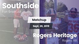 Matchup: Southside High vs. Rogers Heritage  2019