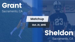 Matchup: Grant  vs. Sheldon  2016