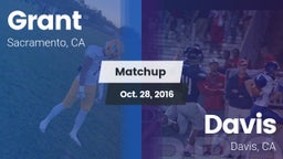 Matchup: Grant  vs. Davis  2016