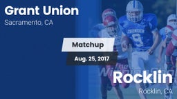 Matchup: Grant Union High vs. Rocklin  2017