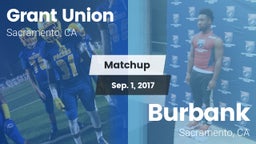 Matchup: Grant Union High vs. Burbank  2017