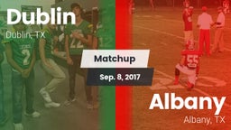 Matchup: Dublin  vs. Albany  2017