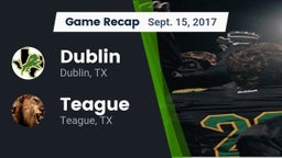 Recap: Dublin  vs. Teague  2017