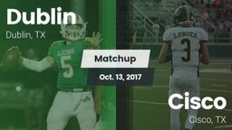 Matchup: Dublin  vs. Cisco  2017