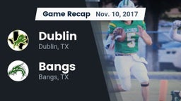 Recap: Dublin  vs. Bangs  2017