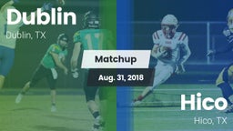 Matchup: Dublin  vs. Hico  2018