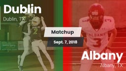 Matchup: Dublin  vs. Albany  2018