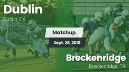 Matchup: Dublin  vs. Breckenridge  2018