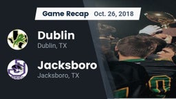 Recap: Dublin  vs. Jacksboro  2018