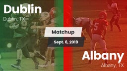 Matchup: Dublin  vs. Albany  2019